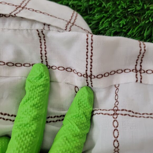 Vintage 80s Hardy-Amies Button Shirt 2XL 25x34 Plaid - Picture 7 of 15